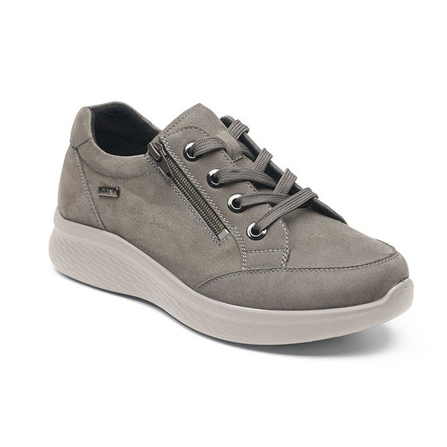 G Comfort P-811G Grey Wide Fit Trainers