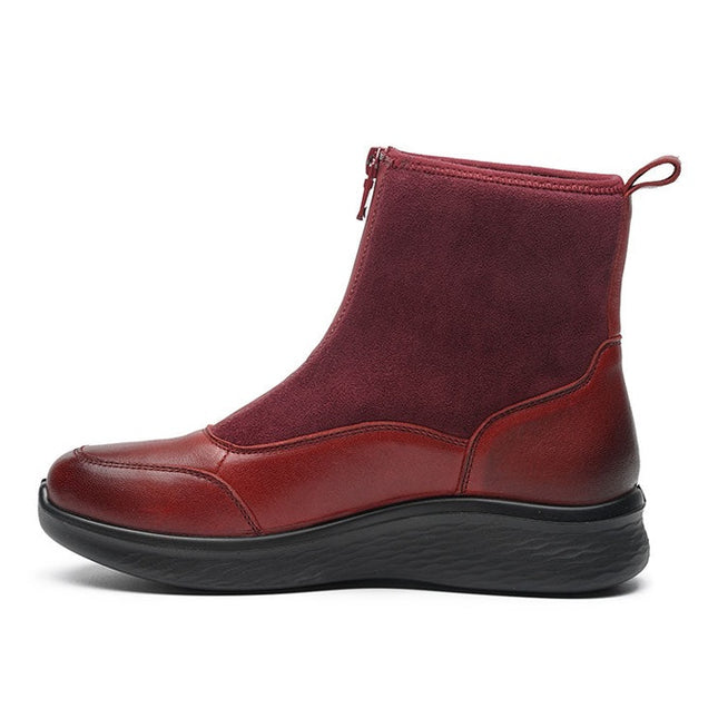 G Comfort P-817RK Burgundy Wide Fit Boot
