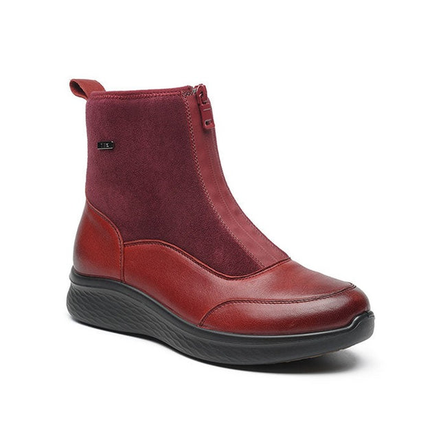 G Comfort P-817RK Burgundy Wide Fit Boot