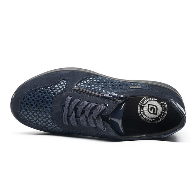 G Comfort P-819LF Navy Wide Fit Trainer