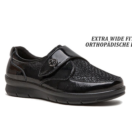 G Comfort P-8261S Black Fantasy Black Patent