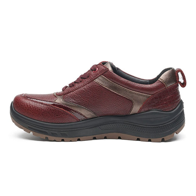 G Comfort R-55812R Burgundy Wide Fit Trainer