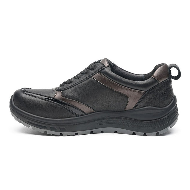 G Comfort R-55812S Black Wide Fit Trainer