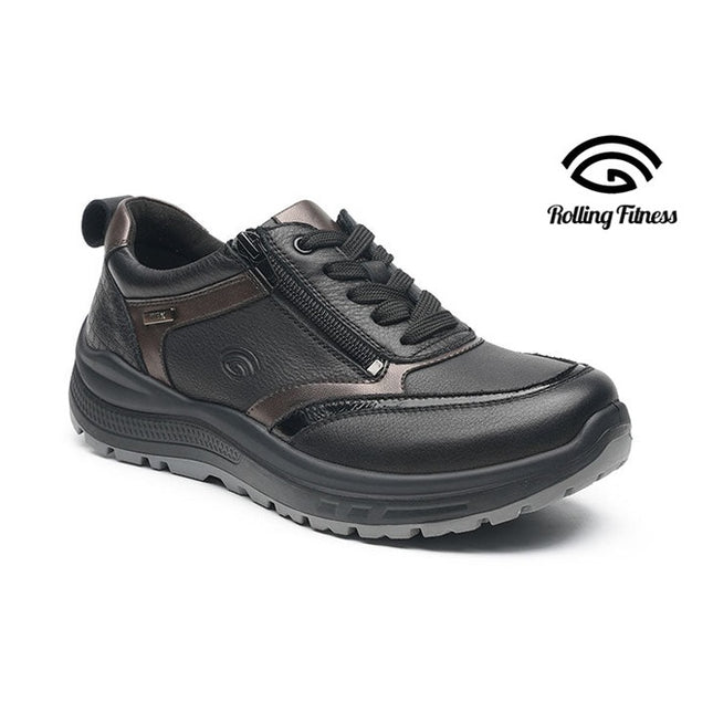 G Comfort R-55812S Black Wide Fit Trainer