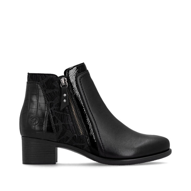 Remonte R5172-00 Black Womens Ankle Boot