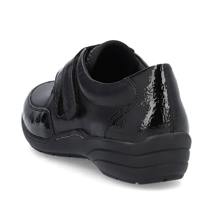 Remonte R7600-04 Black Ladies Velcro Comfort Shoes