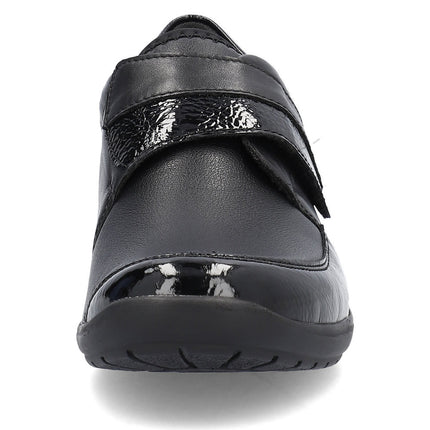 Remonte R7600-04 Black Ladies Velcro Comfort Shoes