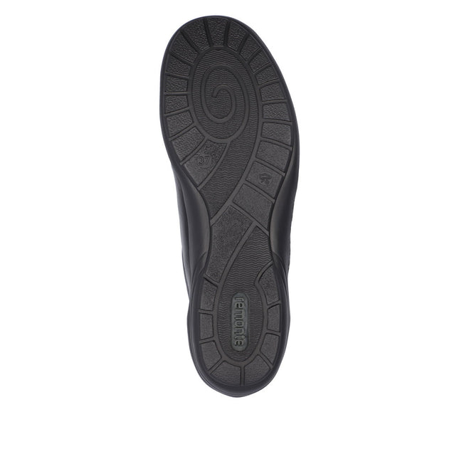 Remonte R7600-04 Black Ladies Velcro Comfort Shoes