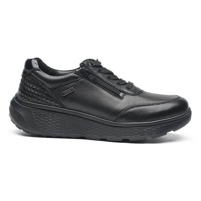 G Comfort S-2725S Black Wide Fit Trainer