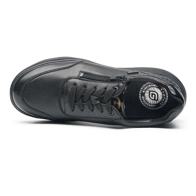 G Comfort S-2725S Black Wide Fit Trainer