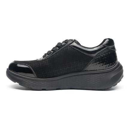 G Comfort S-2725SF Black Combi Wide Fit Trainer