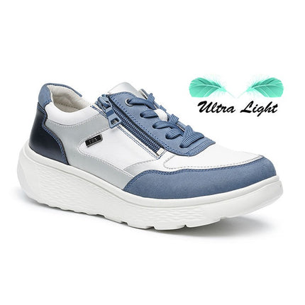 G Comfort S-2731WL BLUE WHITE COMBO Ladies Trainers