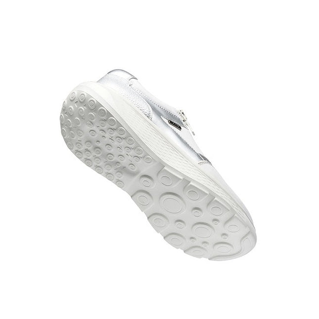 G Comfort S-2731WS White Silver Combo Ladies Trainers