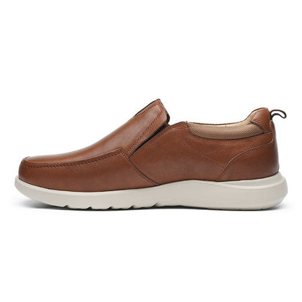 G Comfort S-8951C Cognac Tan Waterproof Mens Loafers