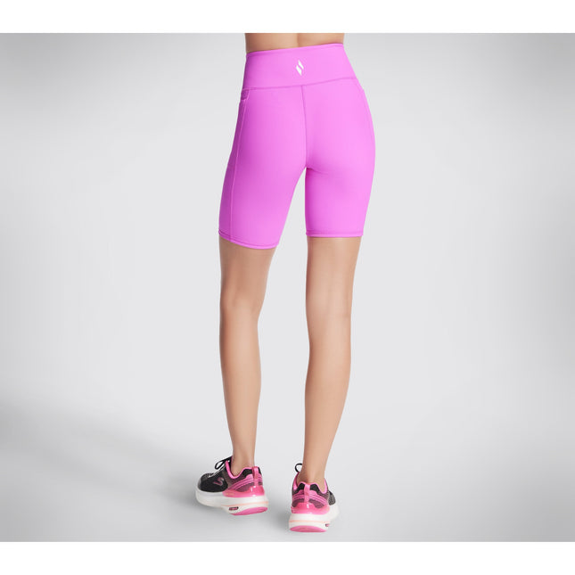 Skechers GoFlex Rib HW 8” Bike Shorts Pink