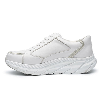 G Comfort SP-1562W WHITE SOFTNAPPA Ladies Trainers