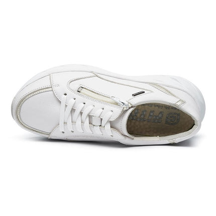 G Comfort SP-1562W WHITE SOFTNAPPA Ladies Trainers