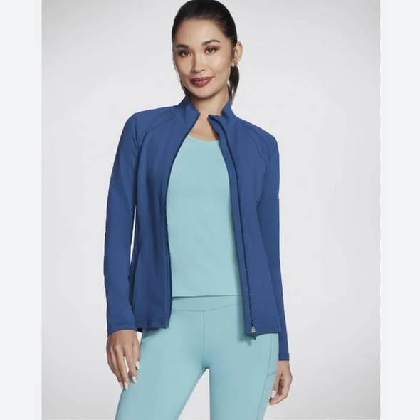 Skechers GoWalk Jacket Teal Navy