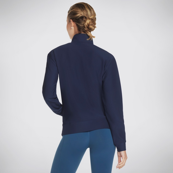 Skechers GoLuxe Rib 1/4 Zip Navy
