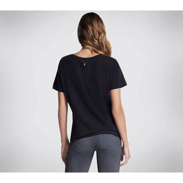 Skechers Pima V-Neck Tee Black