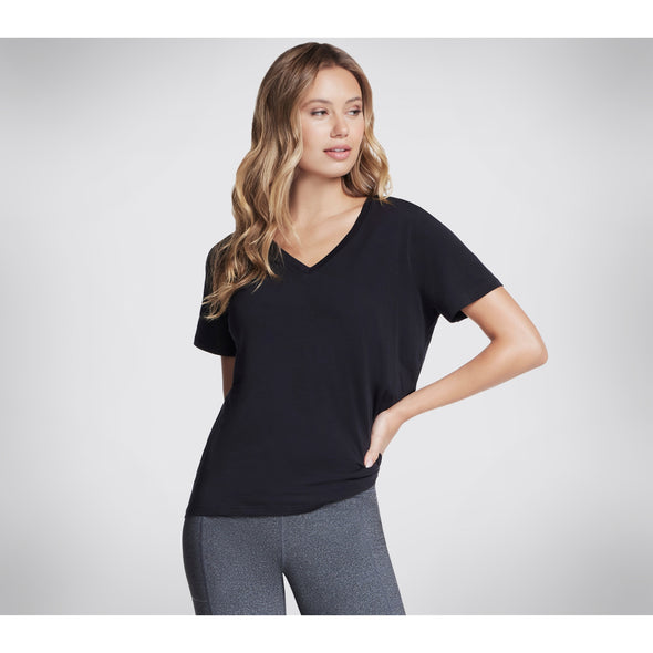 Skechers Pima V-Neck Tee Black