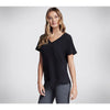 Skechers Pima V-Neck Tee Black