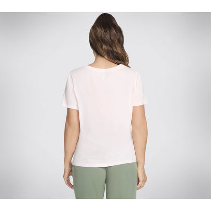 Skechers Pima V-Neck Tee Light Pink