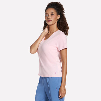 Skechers TP130 WTPK Ladies V-Neck T-Shirts