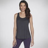 Skechers Go Dri Swift Tank Workout  Black Charcoal