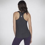 Skechers Go Dri Swift Tank Workout  Black Charcoal