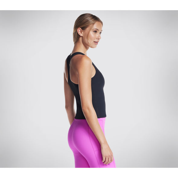 Skechers GoFlex Rib V-Neck Tank Black