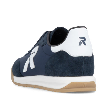 Rieker U4000-14 Blue Mens Trainers