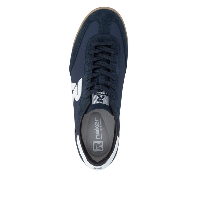 Rieker U4000-14 Blue Mens Trainers