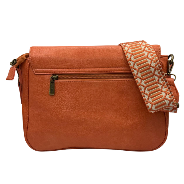 Concept Guitar Strap Orange Ladies Crossbody Handbags 26