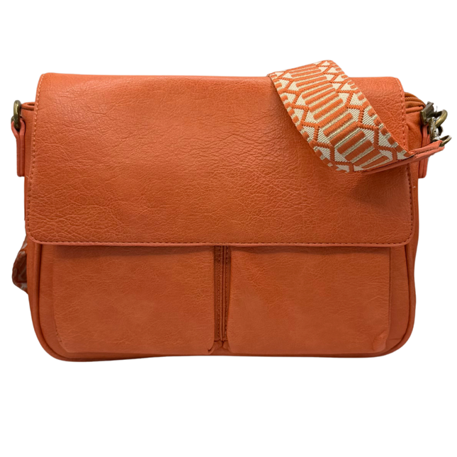 Concept Guitar Strap Orange Ladies Crossbody Handbags 26