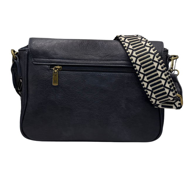 Concept Guitar Strap Navy Ladies Crossbody Handbags 26