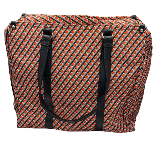 Concept Ladies Black-Strap/Orange Shopper Handbags 26