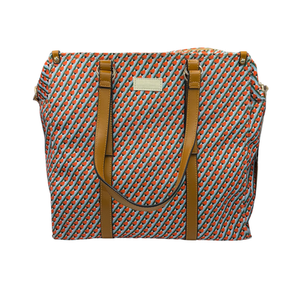 Concept Ladies Tan-Strap/Blue Shopper Handbags 26