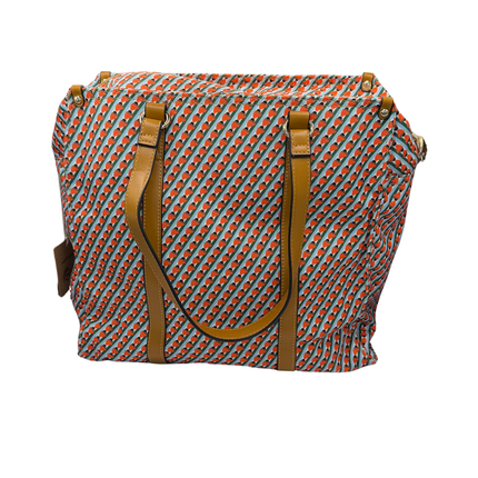 Concept Ladies Tan-Strap/Blue Shopper Handbags 26
