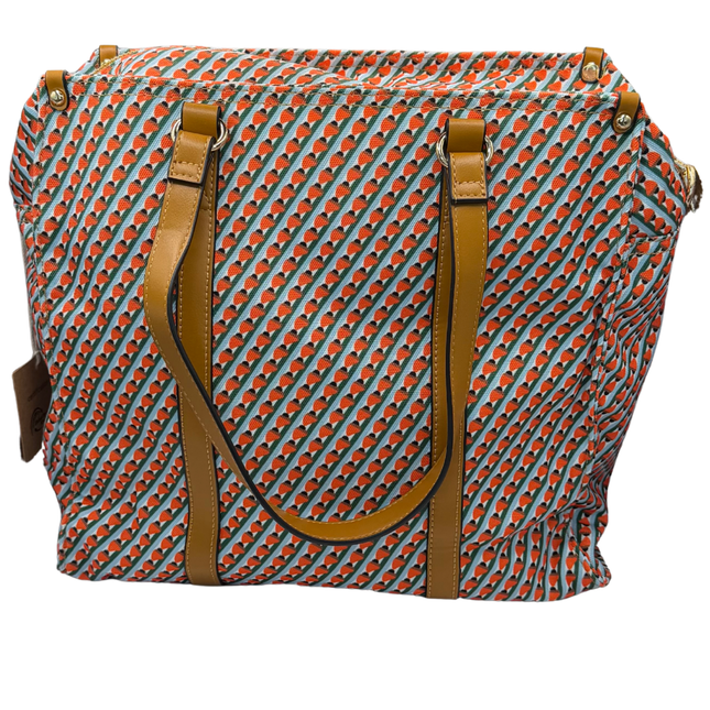 Concept Ladies Tan-Strap/Blue Shopper Handbags 26