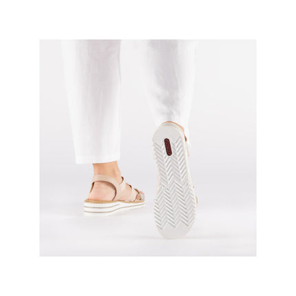 Rieker V0613-90 Pink Ladies Sandals