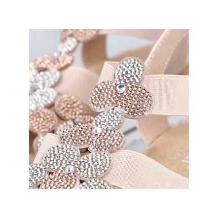 Rieker V0613-90 Pink Ladies Sandals