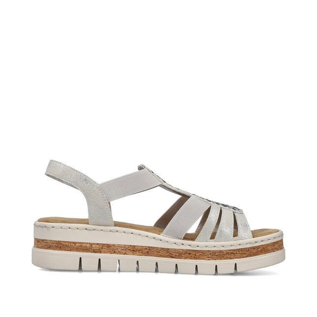 Rieker V4918-90 Silver