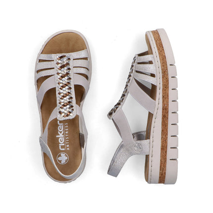 Rieker V4918-90 Silver