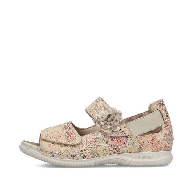 Rieker V7472-90 Beige Multi