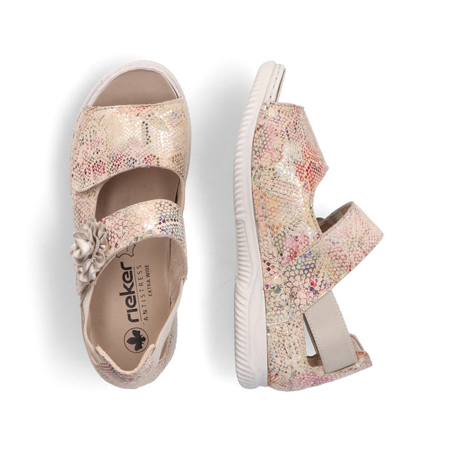 Rieker V7472-90 Beige Multi