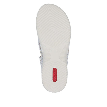 Rieker V7474-90 Multi Ladies Heel In Everyday Sandals