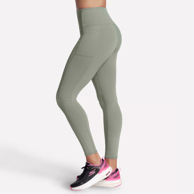 Skechers W03LG30B GoWalk High-Waisted Legging Olive Green Leggings