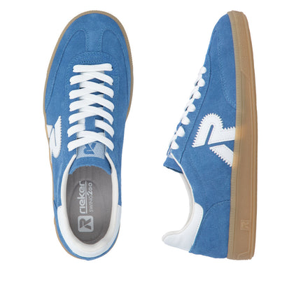 Rieker W2200-12 Blue Ladies Trainers