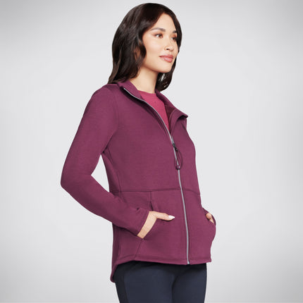 Skechers Go Snuggle Jacket Burgundy